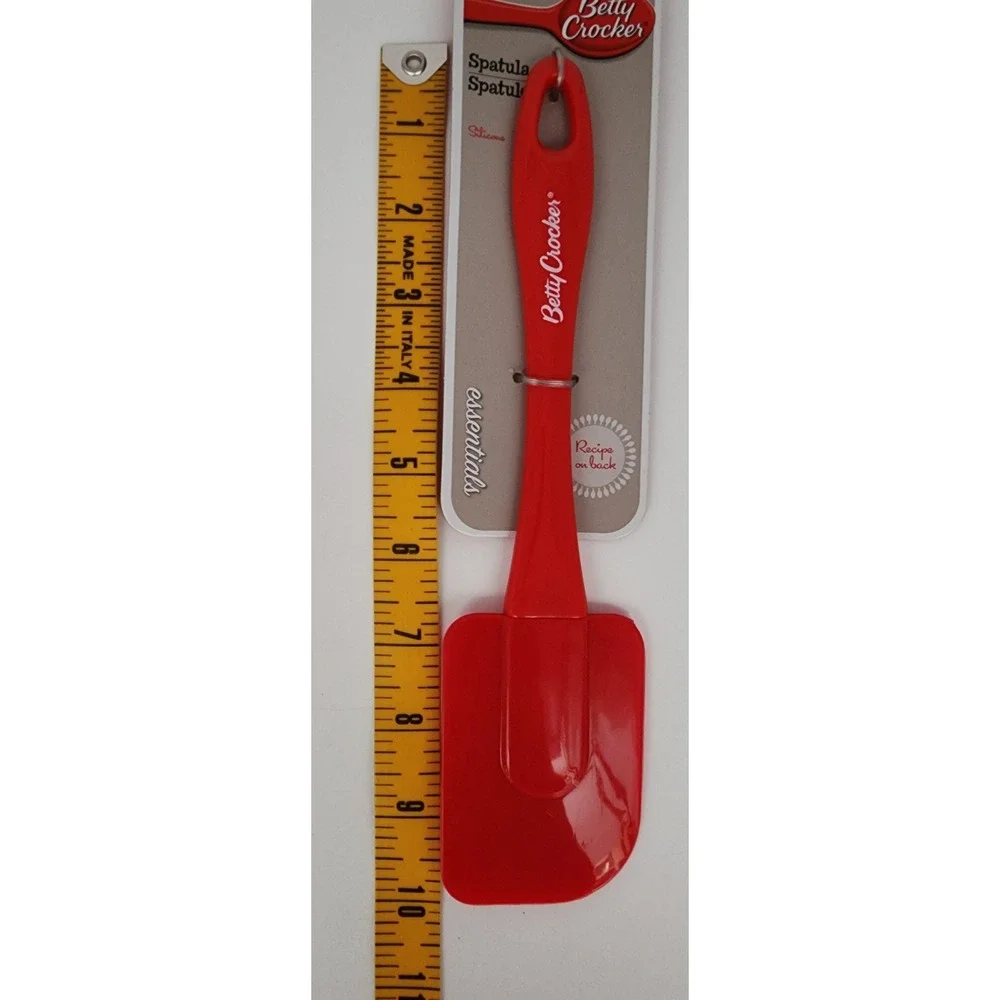 Betty Crocker Silicone Spatula Red Kitchen Essentials Tool 10 Inch NEW 92911